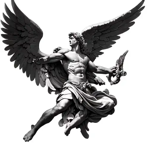 St Michael The Archangel Fighting