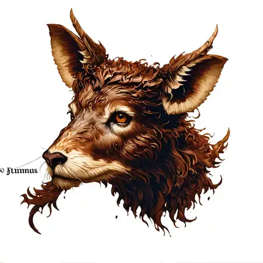 Narnia Mr Tumnus Tattoo Design