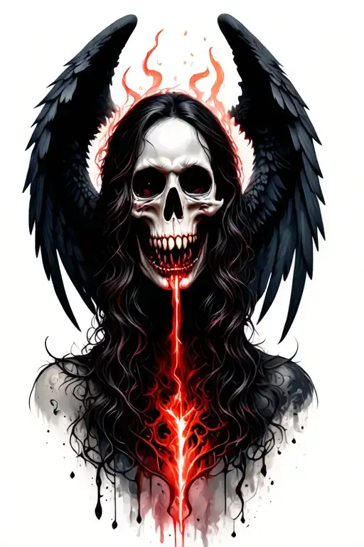 Angel Of Death Grungy Goth Scary Pretty