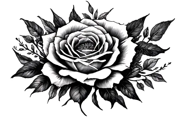 Meaningful Tattoo Design Incorporating Elements