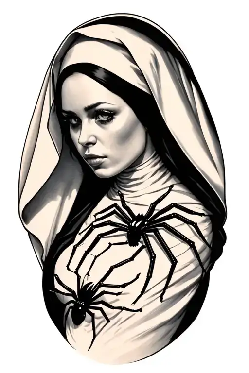 Sexy Nun Headed Spider