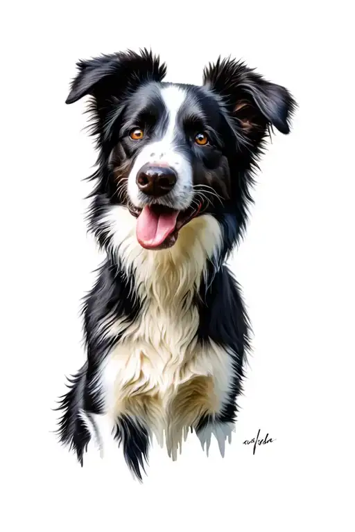 Border Collie Portrait