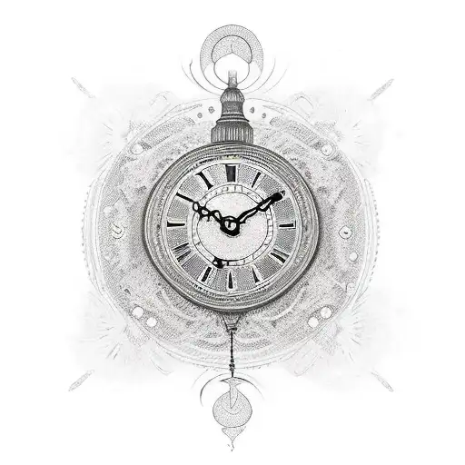 Clock With Bird