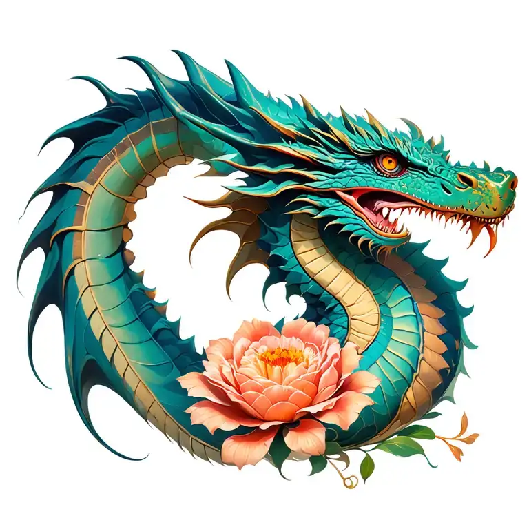Dragons And Flowers