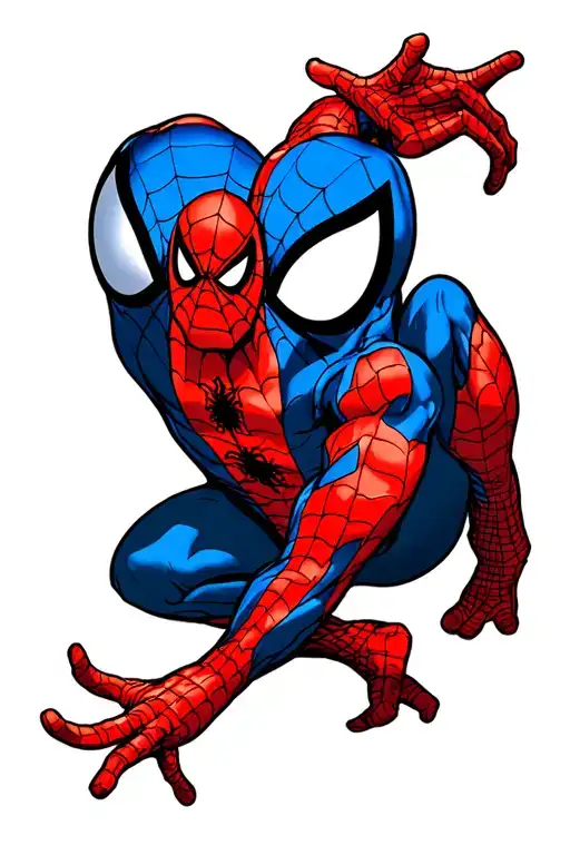 Spiderman Logo With The Words