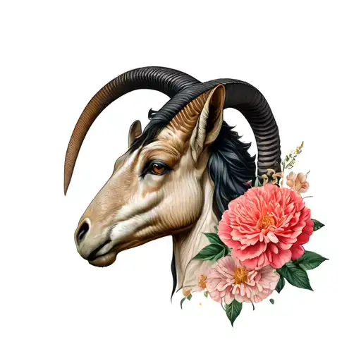Capricorn And Carnations