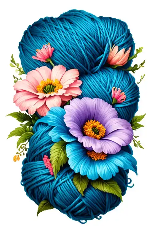 Flowers In Yarn