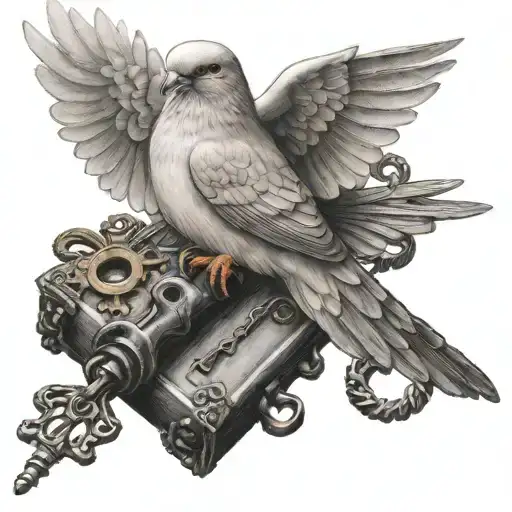 Dove And Keys