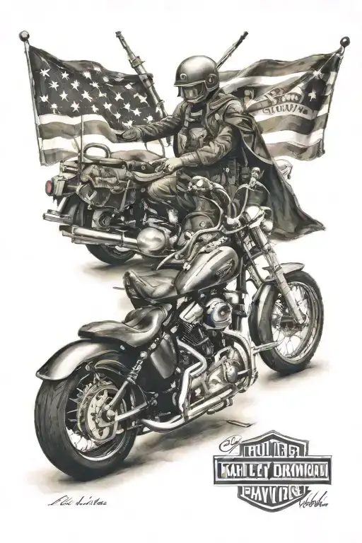 Military And Harley Davidson