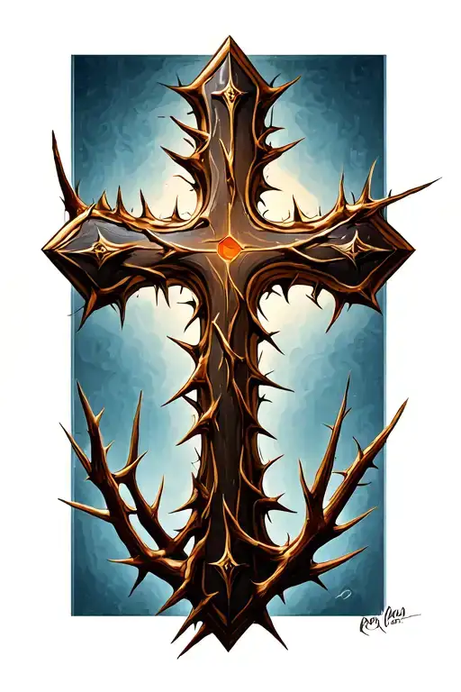 Cross With Thorns