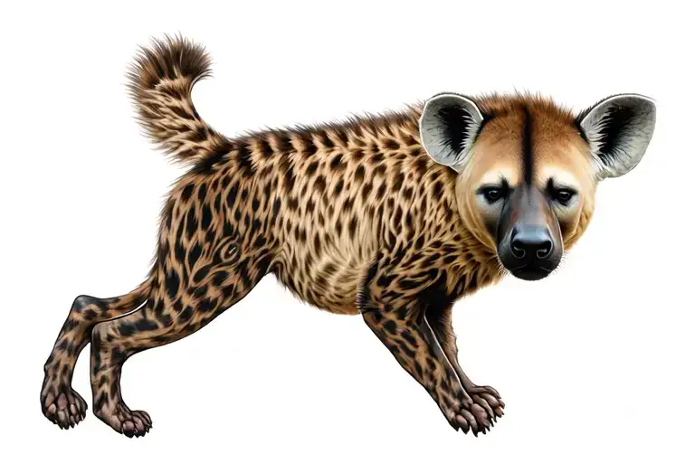 Hyena Floating