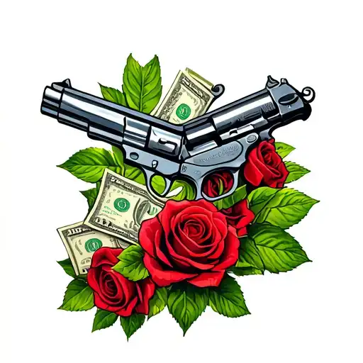 Roses And Guns Money Drugs