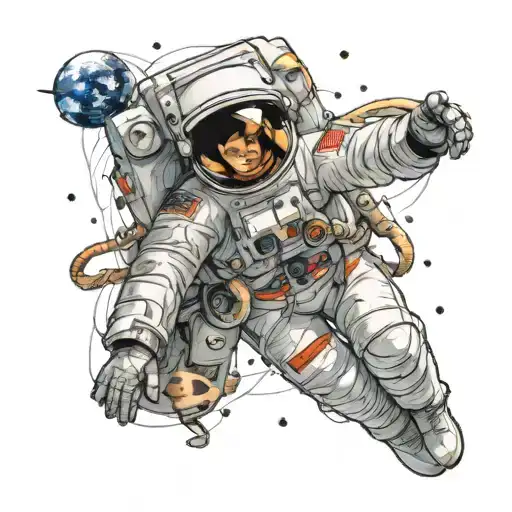 Space With Astronaut