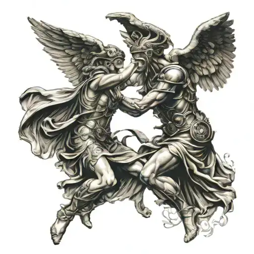 Athena Fight Scene