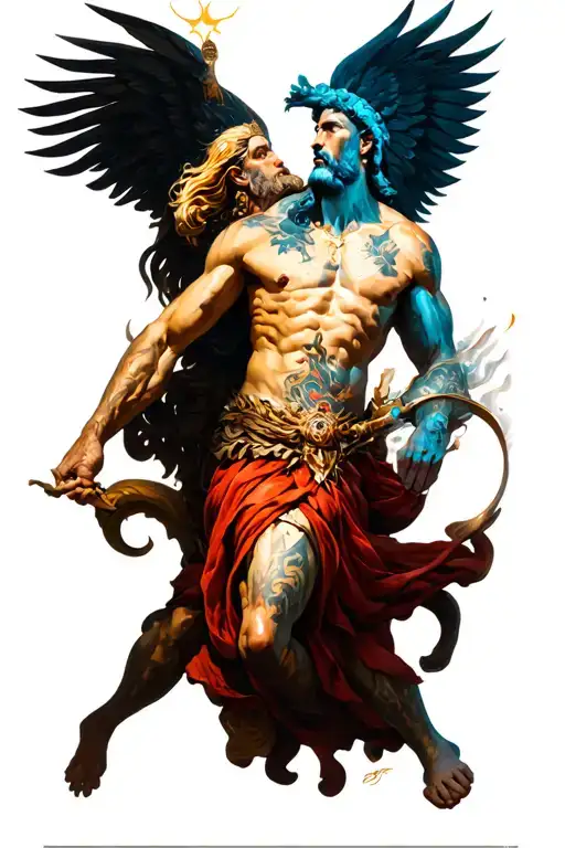 Gods Battling