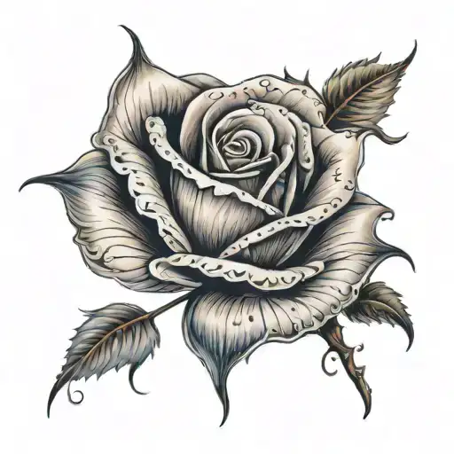 A Surreal Scene Of A Laughing Rose In A Vibrant Color Palette