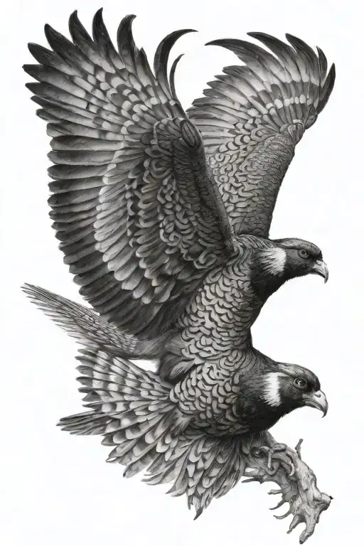 Hunting A Pheasant In Microrealism