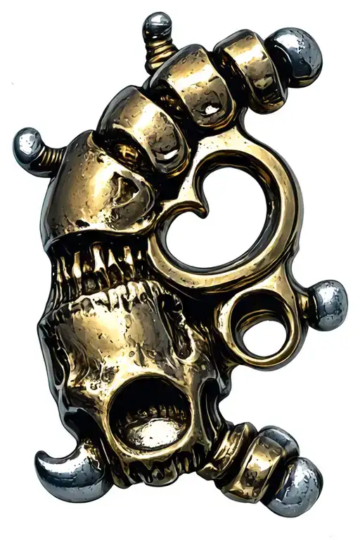 Brass Knuckles White Trash