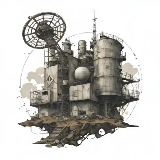 Abandoned Satellite Ground Station
