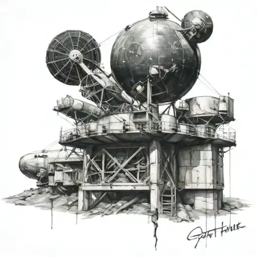 Abandoned Satellite Ground Station