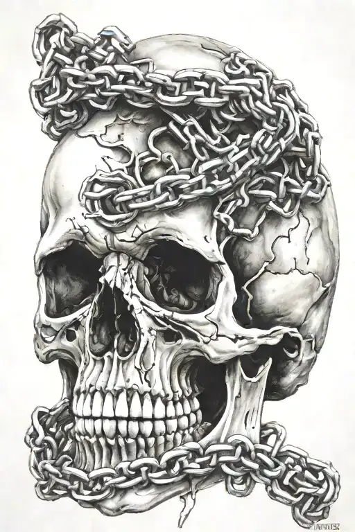 The Skull Gnaws The Chain