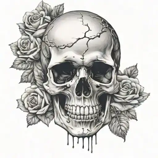 Skull And Roses