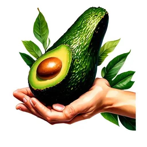 Avocado For Couple Holding Hands