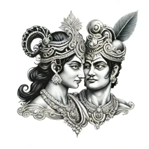 Krishna And Arjuna