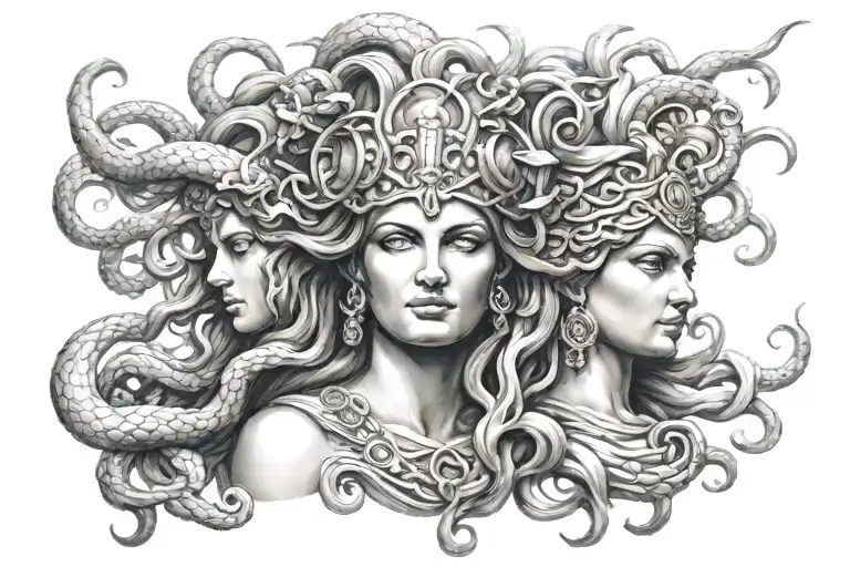 Medusa And Athena Greek Mythology