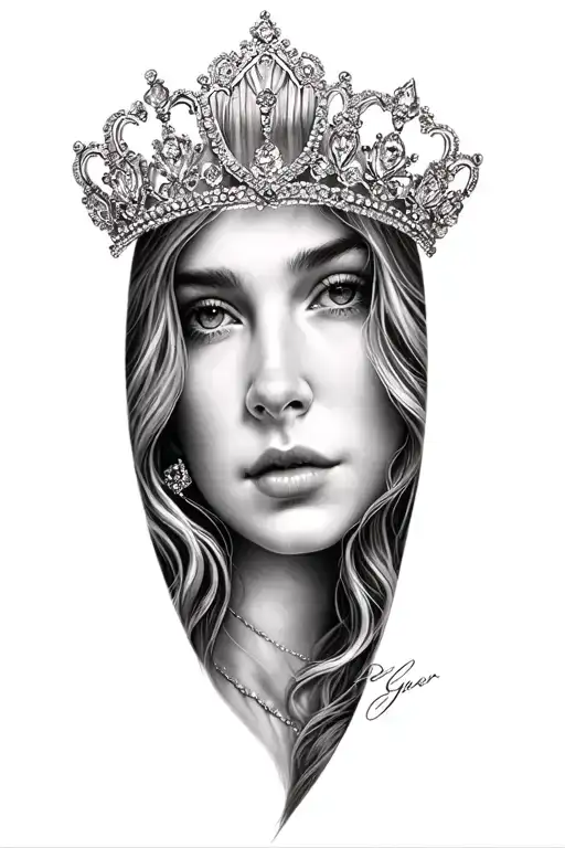 Two Tiaras Leaning On Eachother