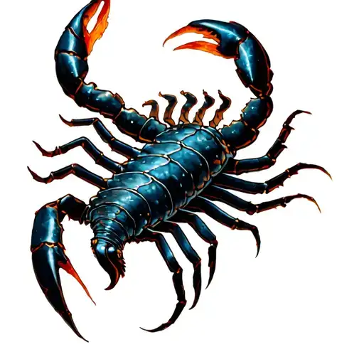 Scorpio With 7 Deadly Sins