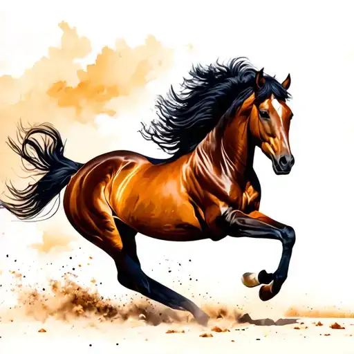 Horse Running