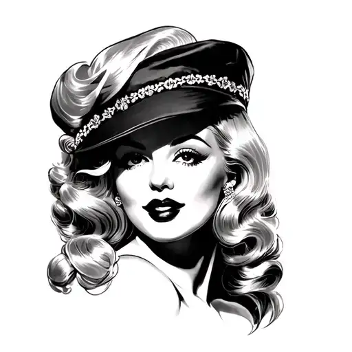 Blonde Pinup Girl