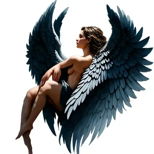 Big Metal Angel Wings