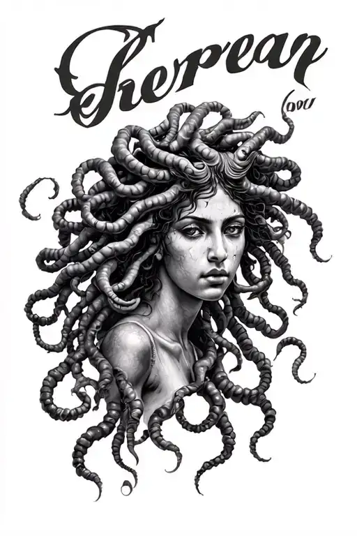 African American Medusa