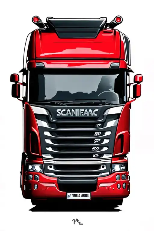 Scania Truck Parked Near