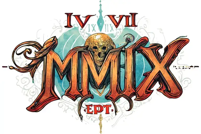 Iv Viii Mmix With A Eptx Written Across