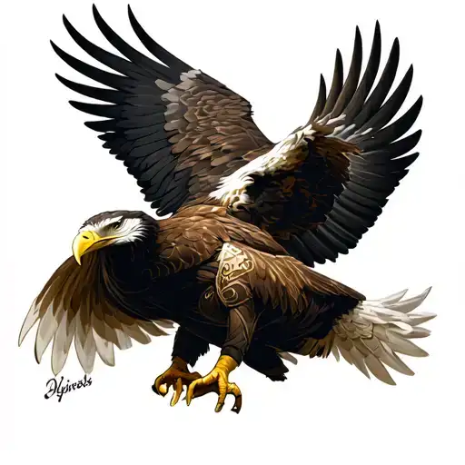 Gladiator Eagle Merged Together