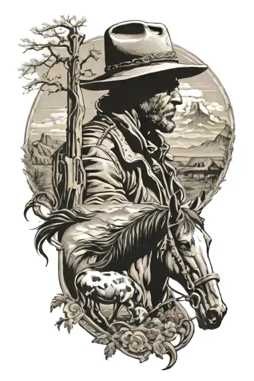 Western Scene Inspired