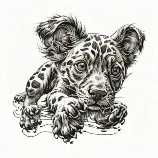 Paws Walking Along