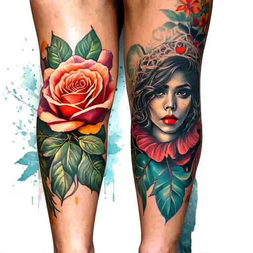 Leg Tatto