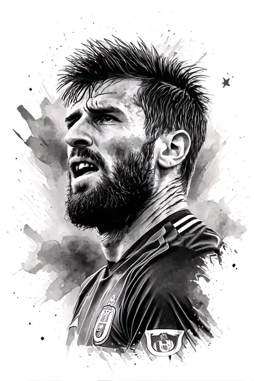 Lionel Messi With The World Cup