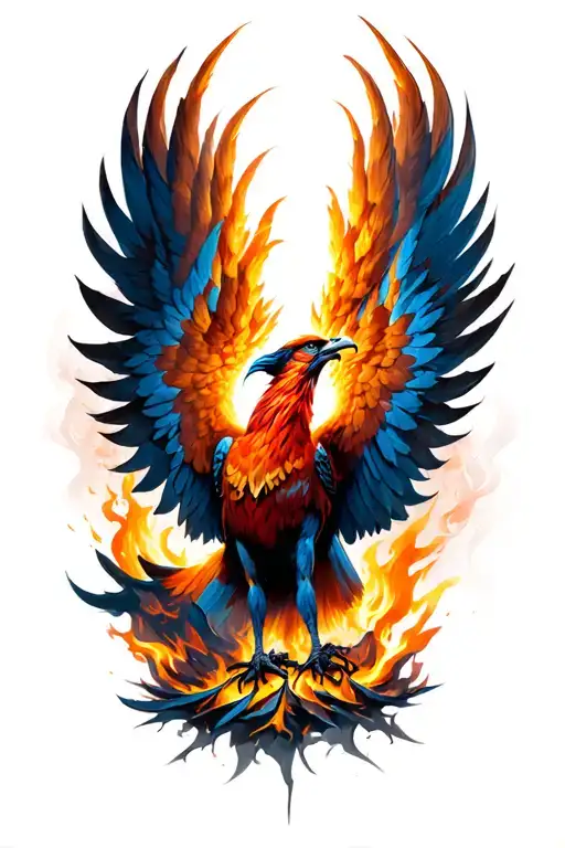Phoenix Rising From The Ashes