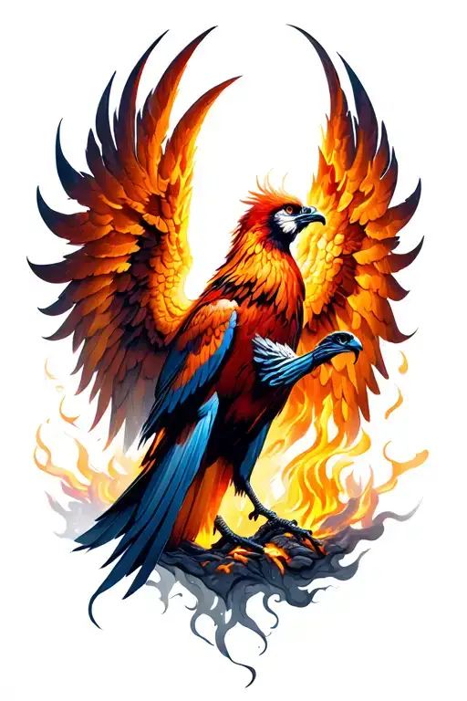 Phoenix Rising From The Ashes
