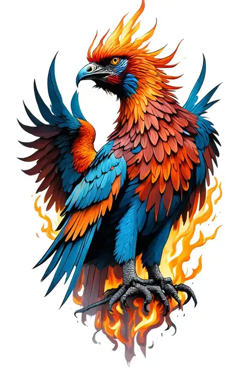 Phoenix Rising From The Ashes
