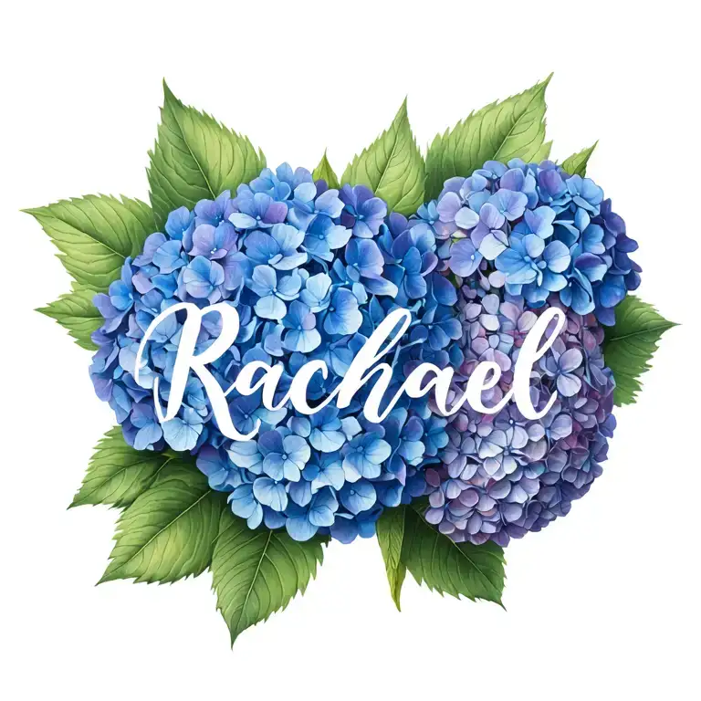 Hydrangeas With The Name Rachael