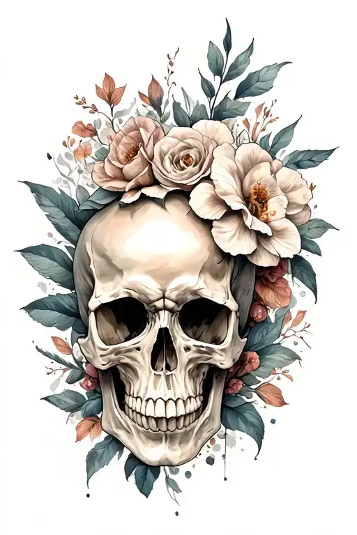 Skull Adorned Skull Surrounded