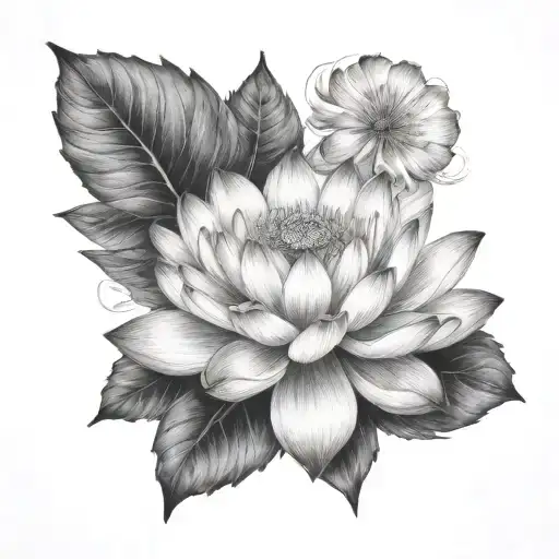 Lotus Flower Hand