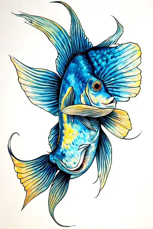 Fish Swimming Gracefully