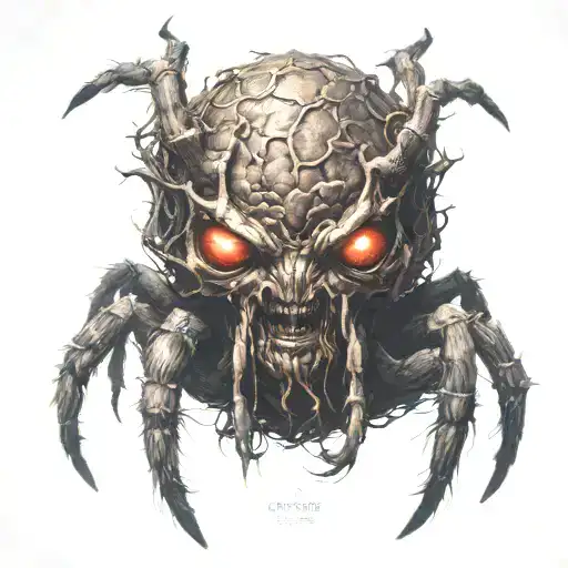 Spider Head From The Thing Move By John Carpenter